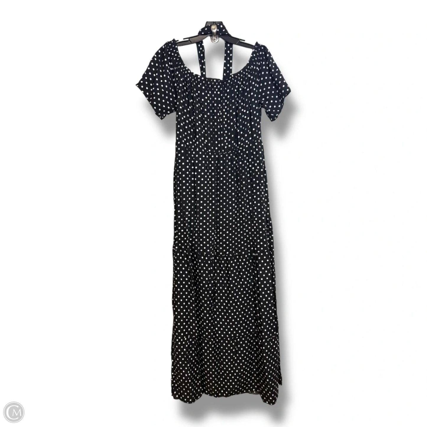 Dress Casual Maxi By Kirundo In Polkadot Pattern, Size: L