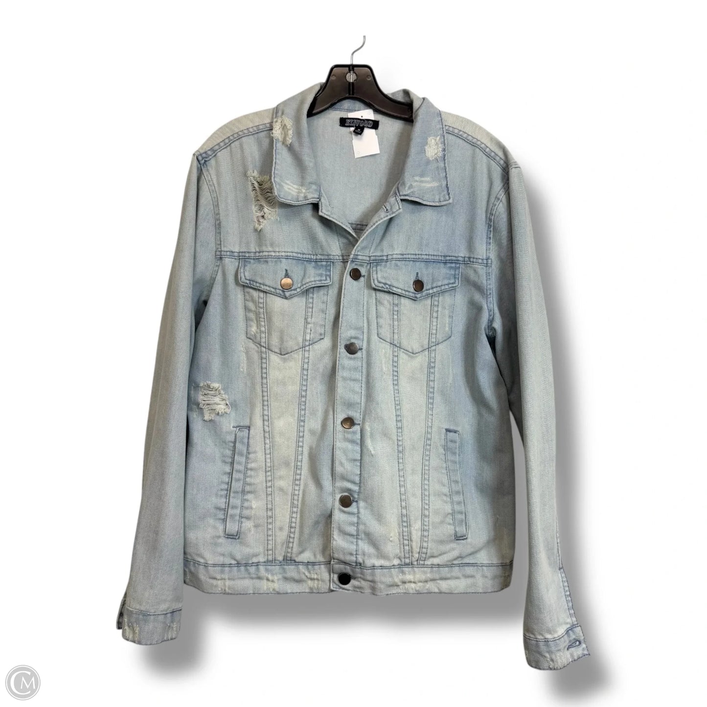Jacket Denim By Cmf In Blue Denim, Size: M