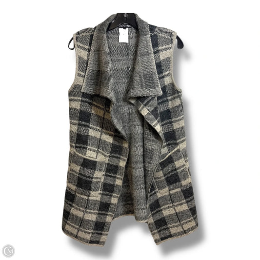Cardigan By Cmf In Checkered Pattern, Size: M