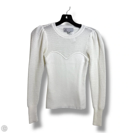 Top Long Sleeve By Clothes Mentor In White, Size: Xs