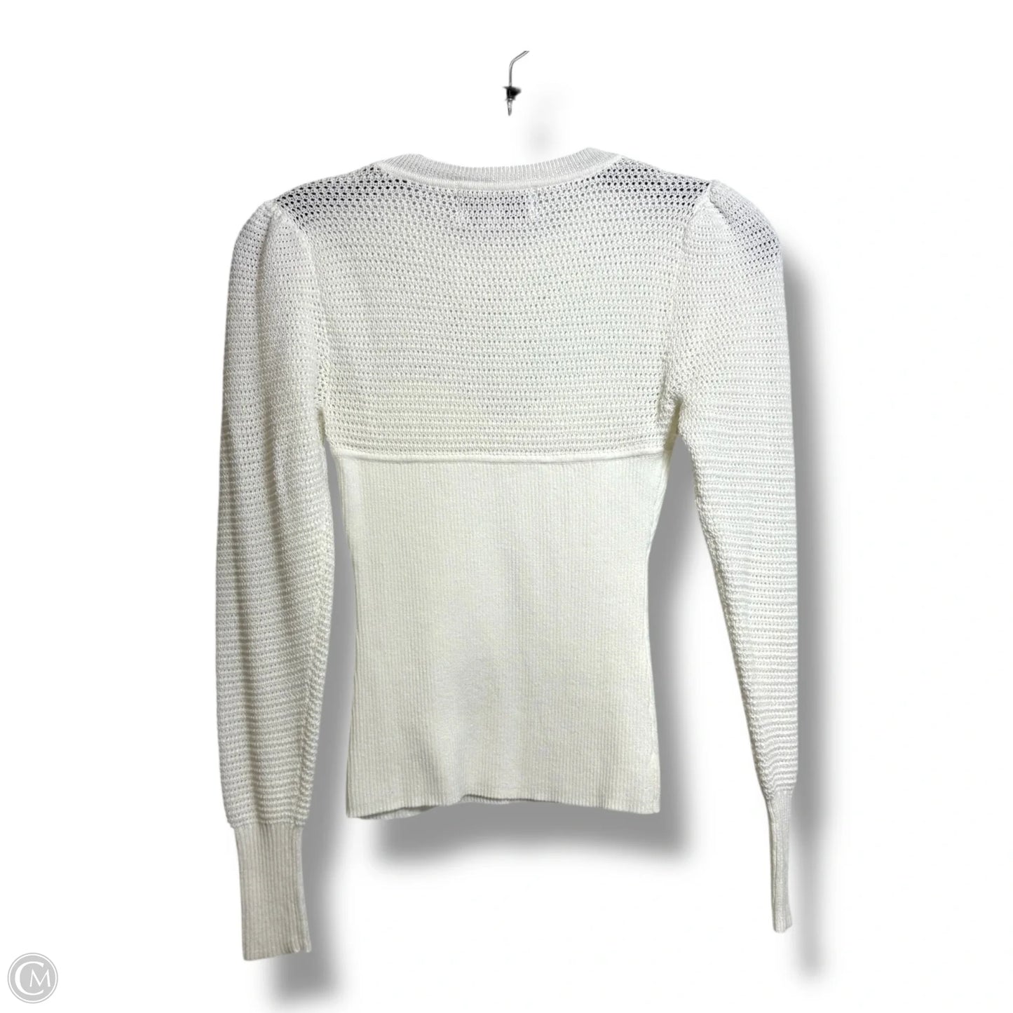 Top Long Sleeve By Clothes Mentor In White, Size: Xs