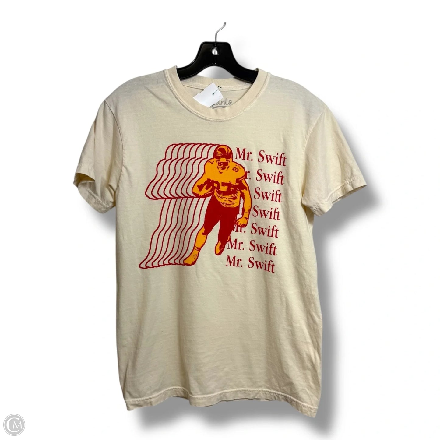 ME SWIFT Top Short Sleeve Basic By Clothes Mentor In Cream, Size: S