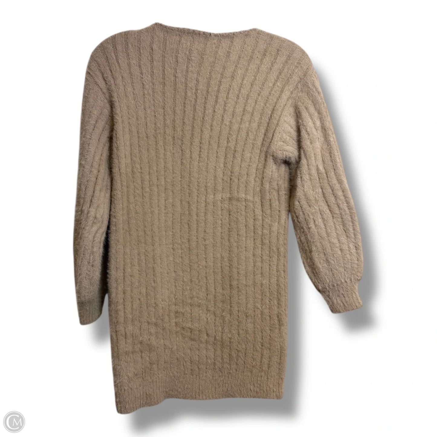 Sweater By Flat White In Tan, Size: Xxs