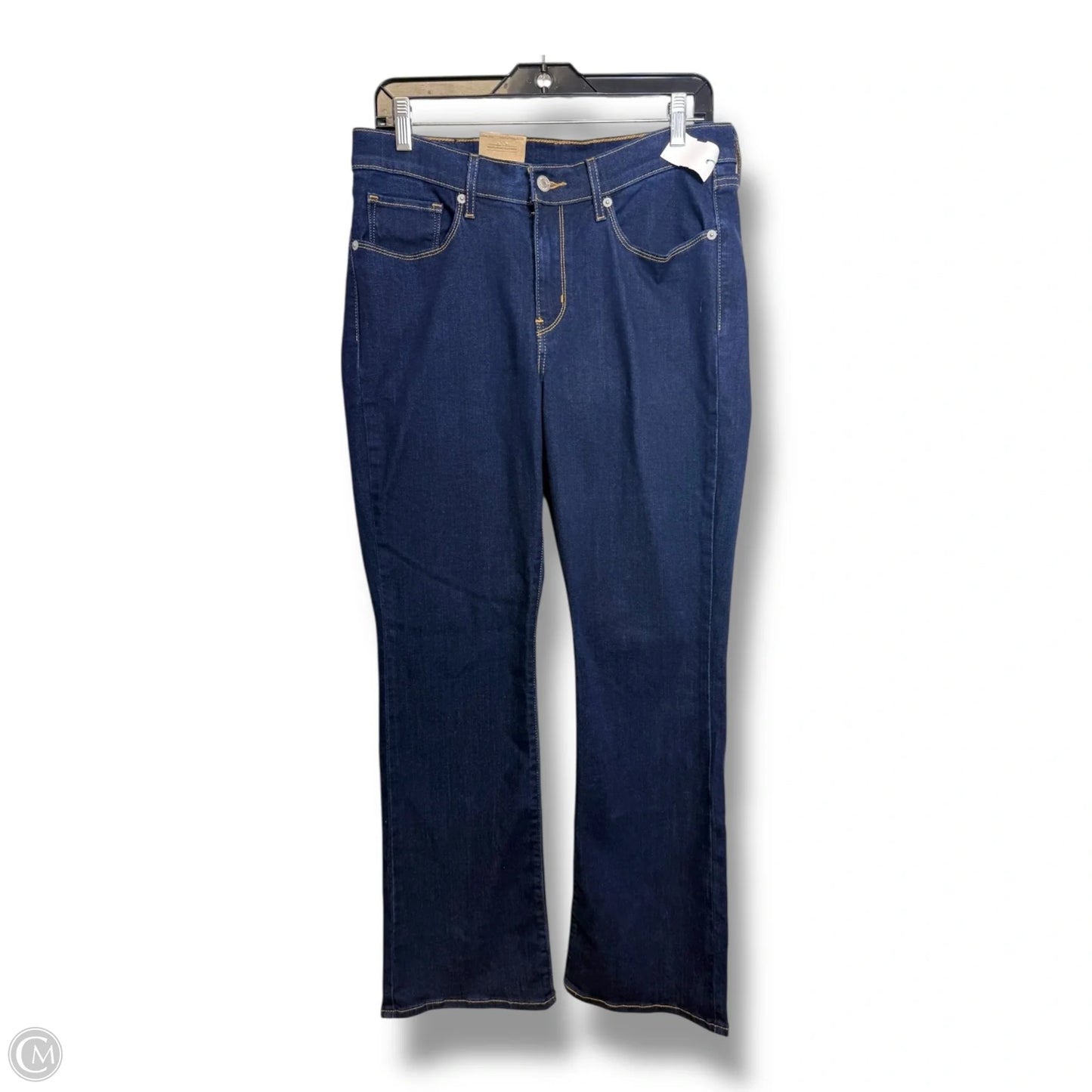 Jeans boot By Levis In Blue Denim, Size: 10