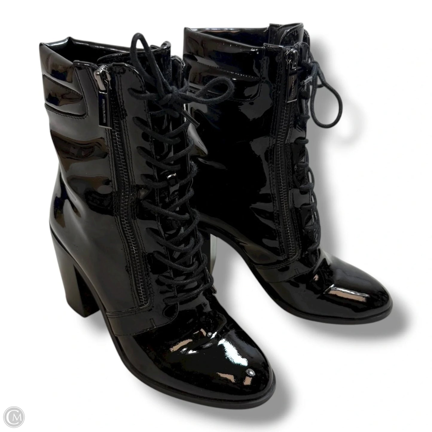 Boots Designer By Michael Kors In Black, Size: 6.5