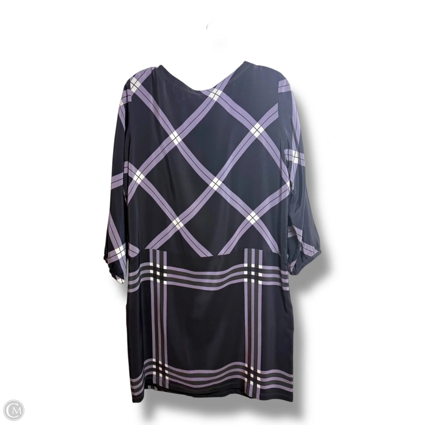 Dress Casual Short By Armani Exchange In Purple & White, Size: 8