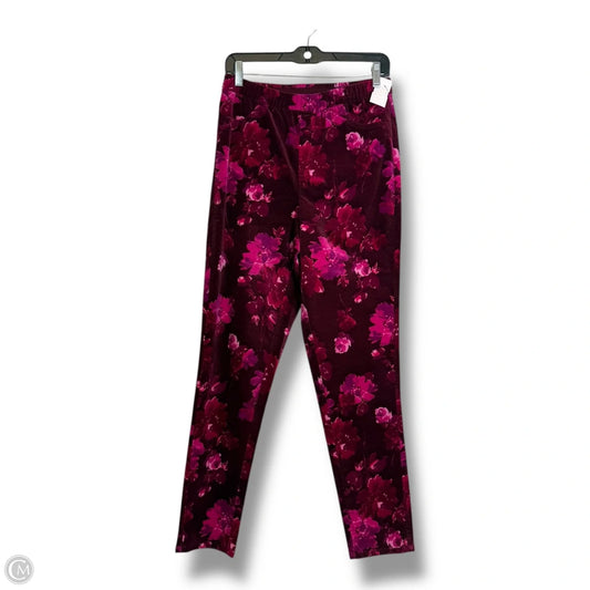 Pants Dress By Isaac Mizrahi Live Qvc In Floral Print, Size: 8l