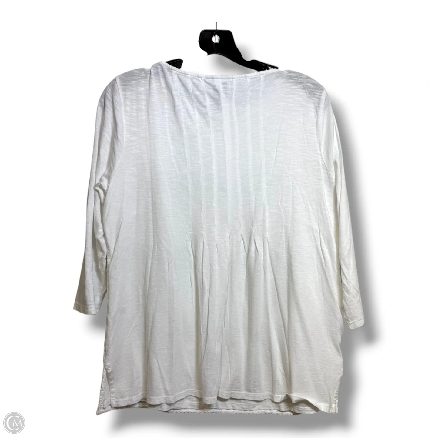 Top 3/4 Sleeve By J. Jill In White, Size: S
