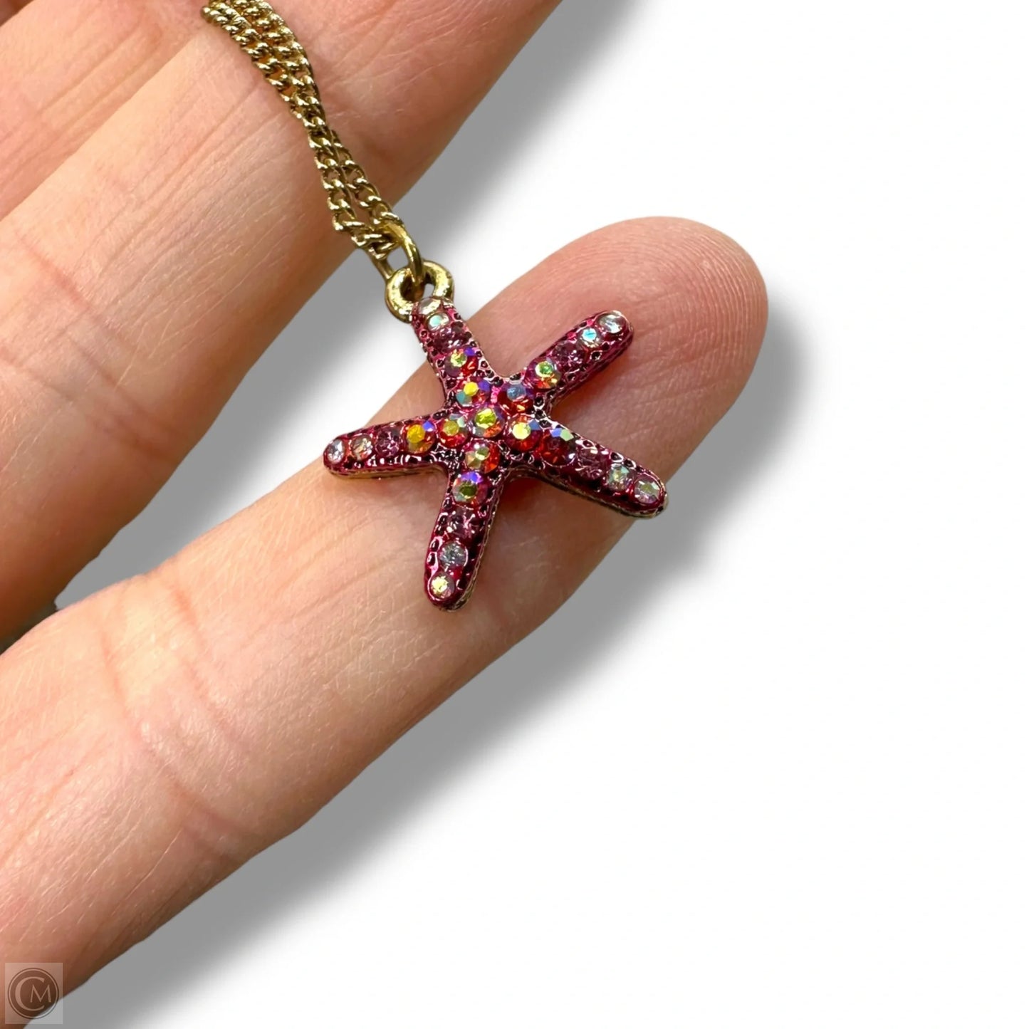 Mermaid long Necklace Pendant By Betsey Johnson