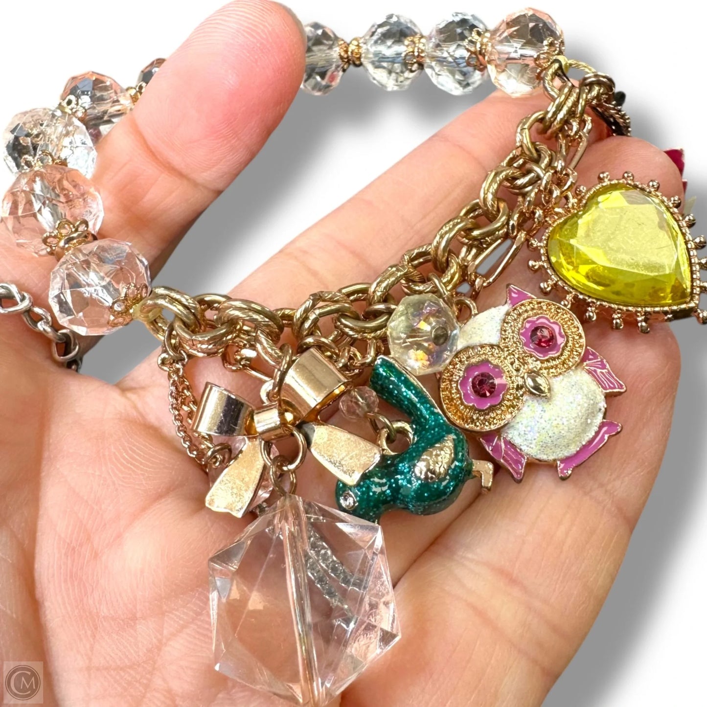 Charm Bracelet Chain By Betsey Johnson