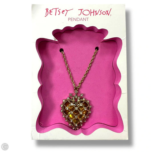 Necklace Pendant By Betsey Johnson