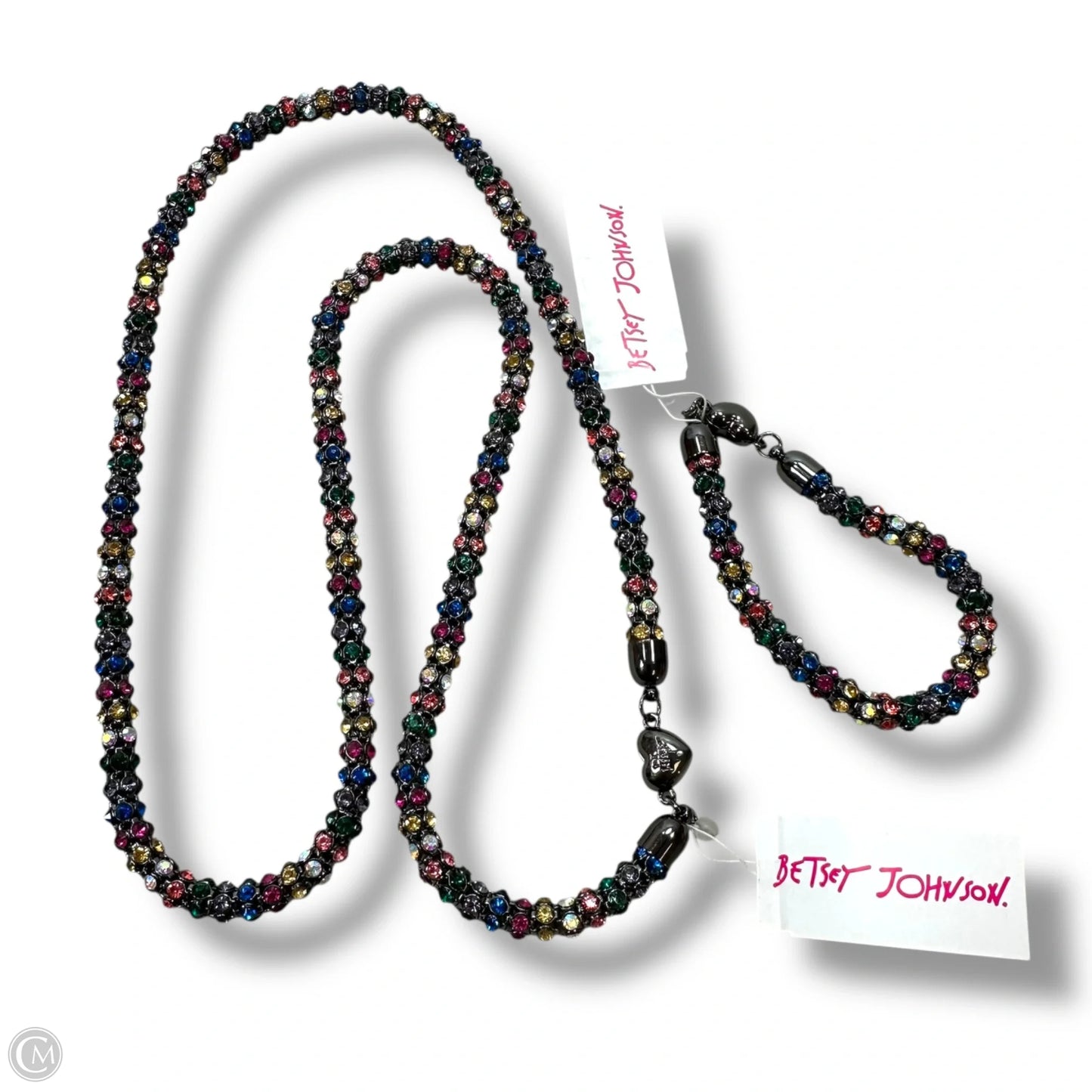 Necklace & bracelet Set By Betsey Johnson, Size: 02 Piece Set