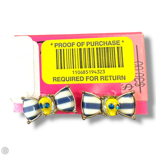 Bows Earrings Stud By Betsey Johnson