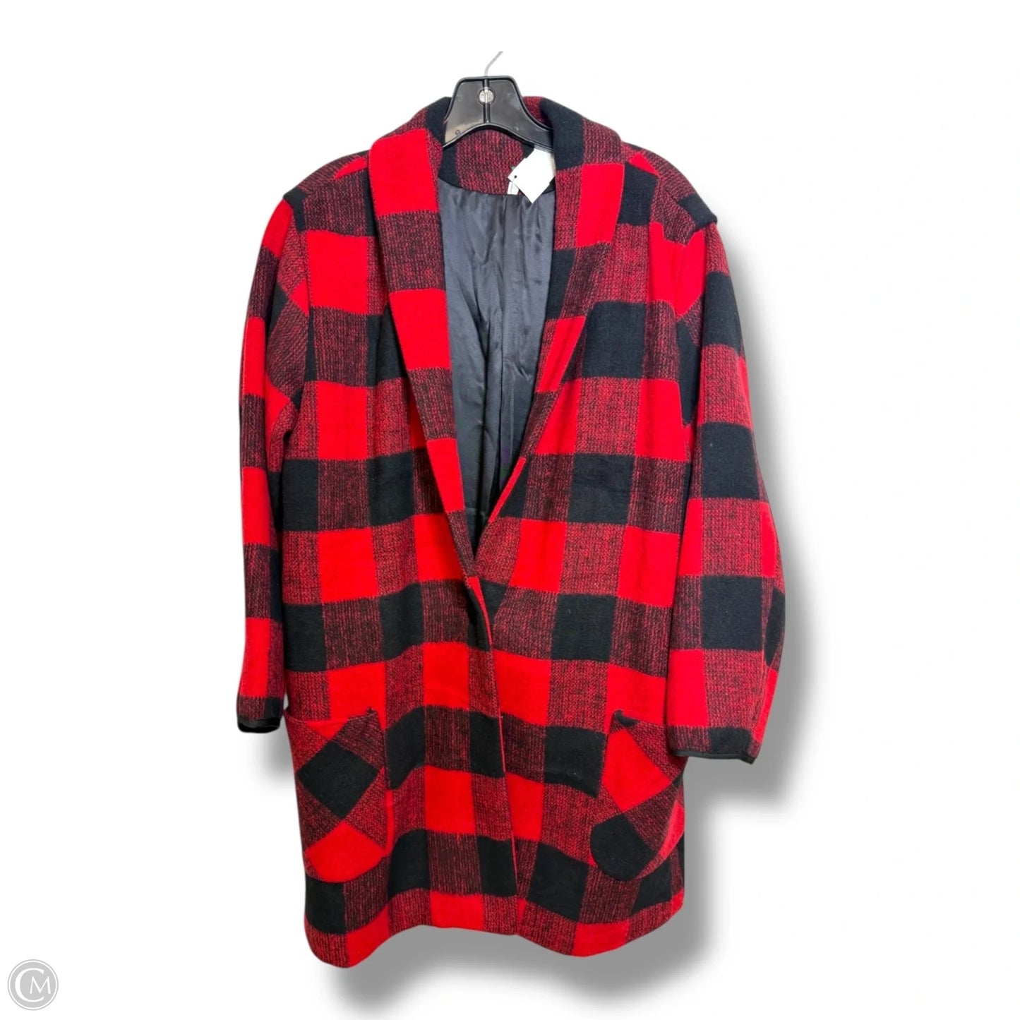 Coat Other By Cmf In Checkered Pattern, Size: M