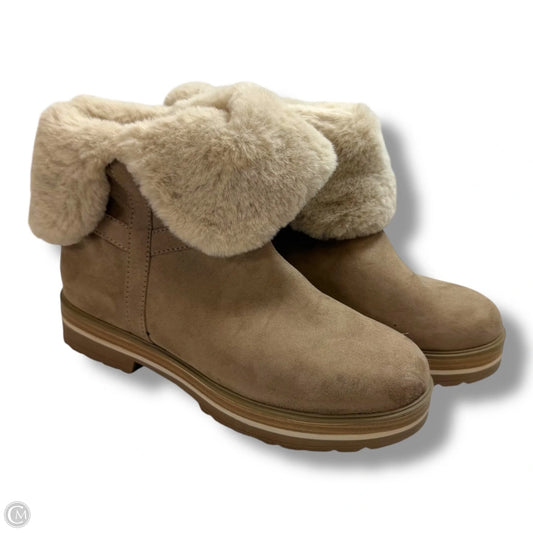 Boots Ankle Flats By Esprit In Tan, Size: 6.5