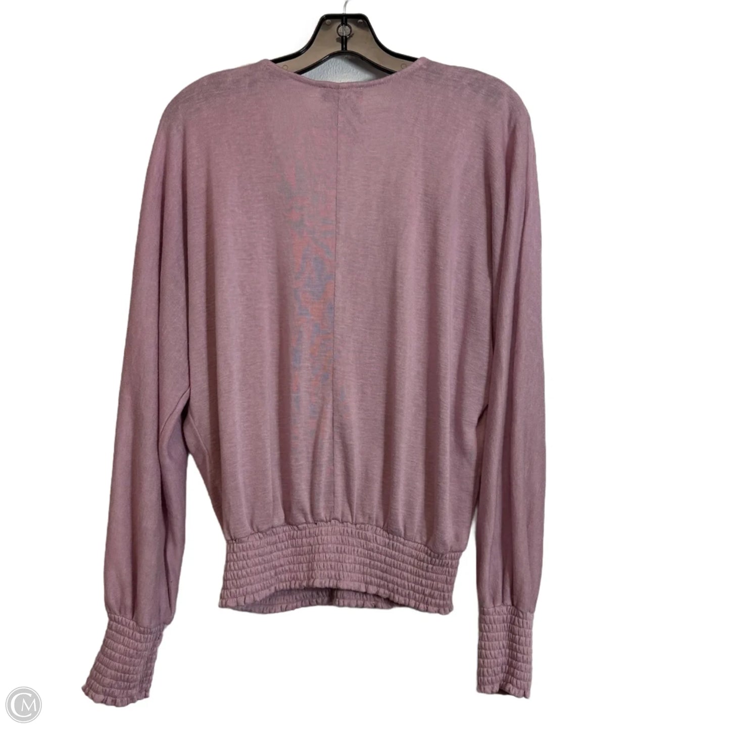 Top Long Sleeve By Evereve In Purple, Size: S