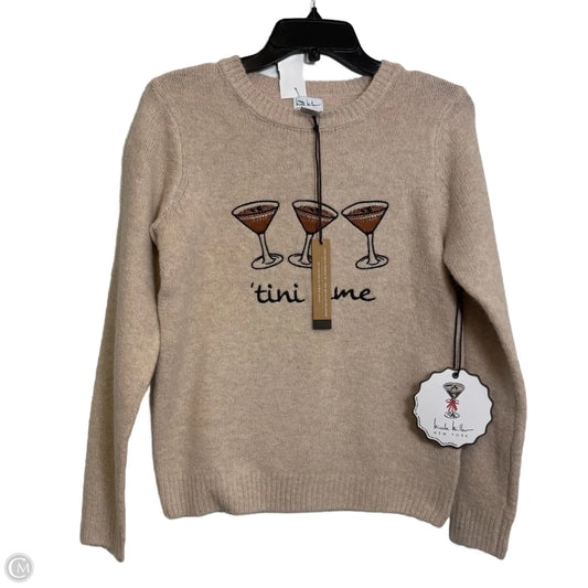Sweater By Nicole By Nicole Miller In Tan, Size: Xs