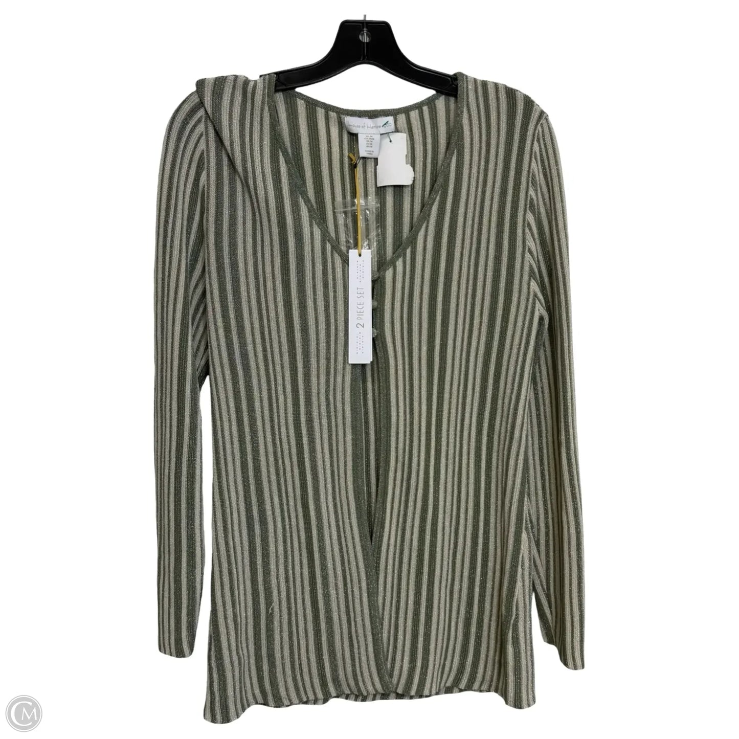 Cardigan By House Of Harlow In Striped Pattern, Size: M