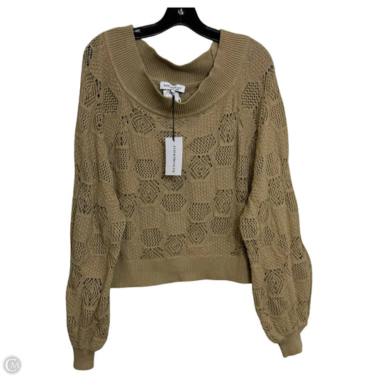 Top Long Sleeve Basic By weworewhat In Tan, Size: M