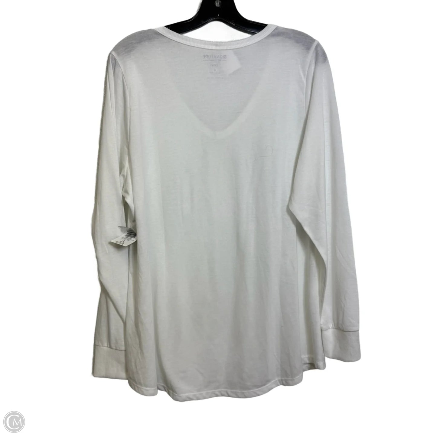 Top Long Sleeve Basic By Torrid In White, Size: 2x