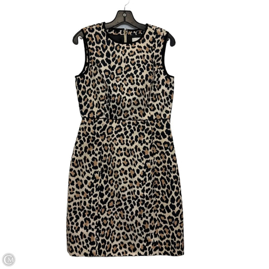 Dress Designer By Kate Spade In Leopard Print, Size: 6