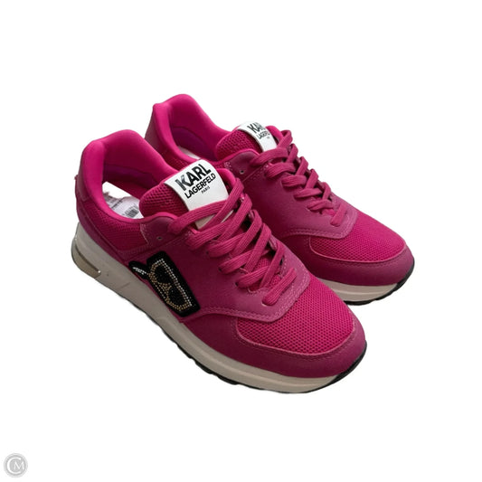 Shoes Designer By Karl Lagerfeld In Pink, Size: 6.5