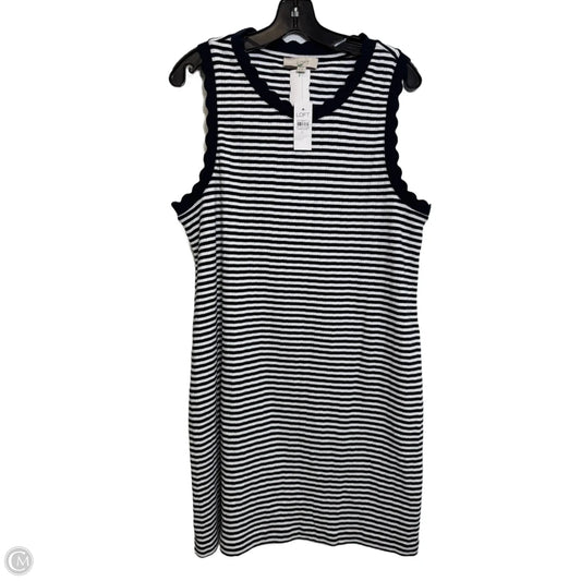 Dress Casual Maxi By Loft In Striped Pattern, Size: L