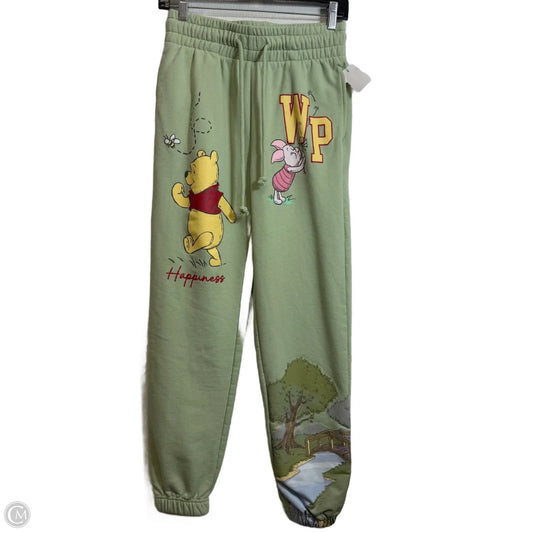 Winnie the Pooh sweatpants Pants Lounge By Disney In Green, Size: Xxs