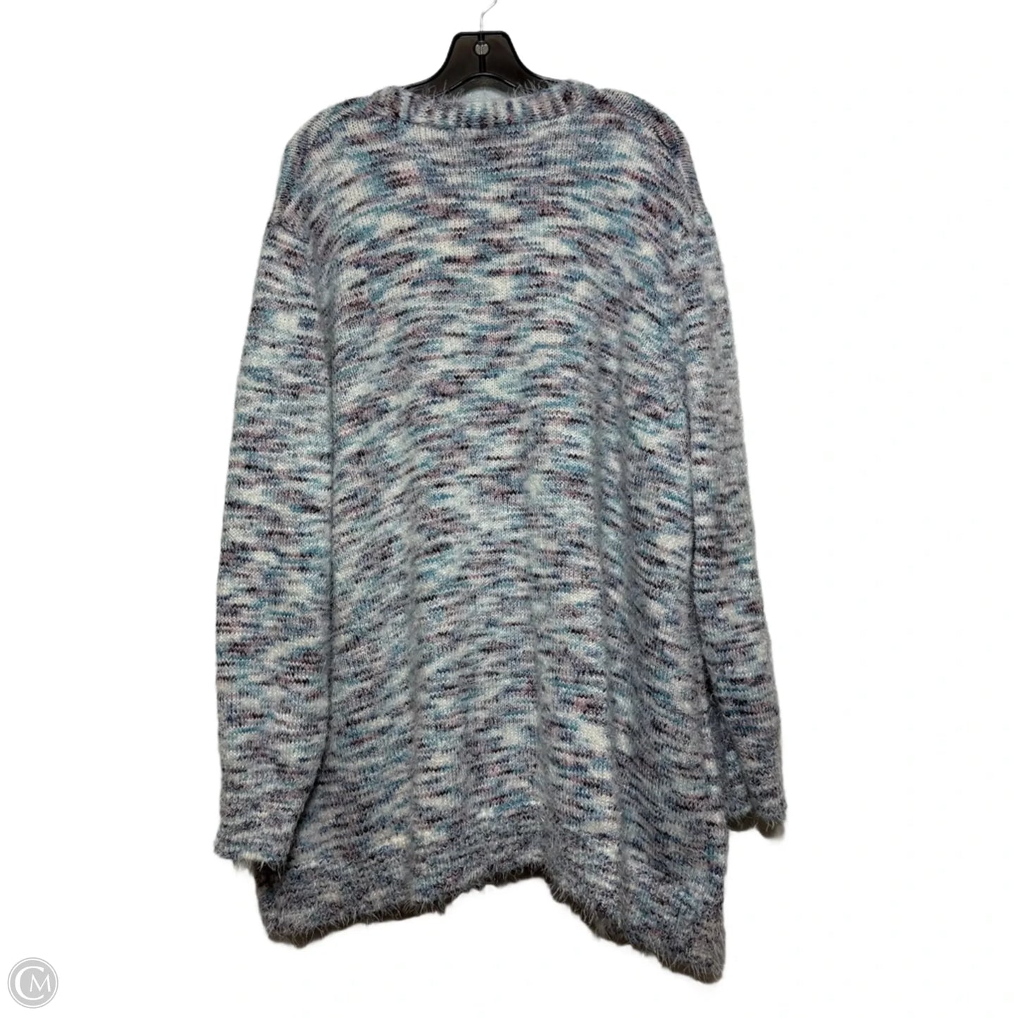 Cardigan By Lane Bryant In Blue & Pink, Size: 22