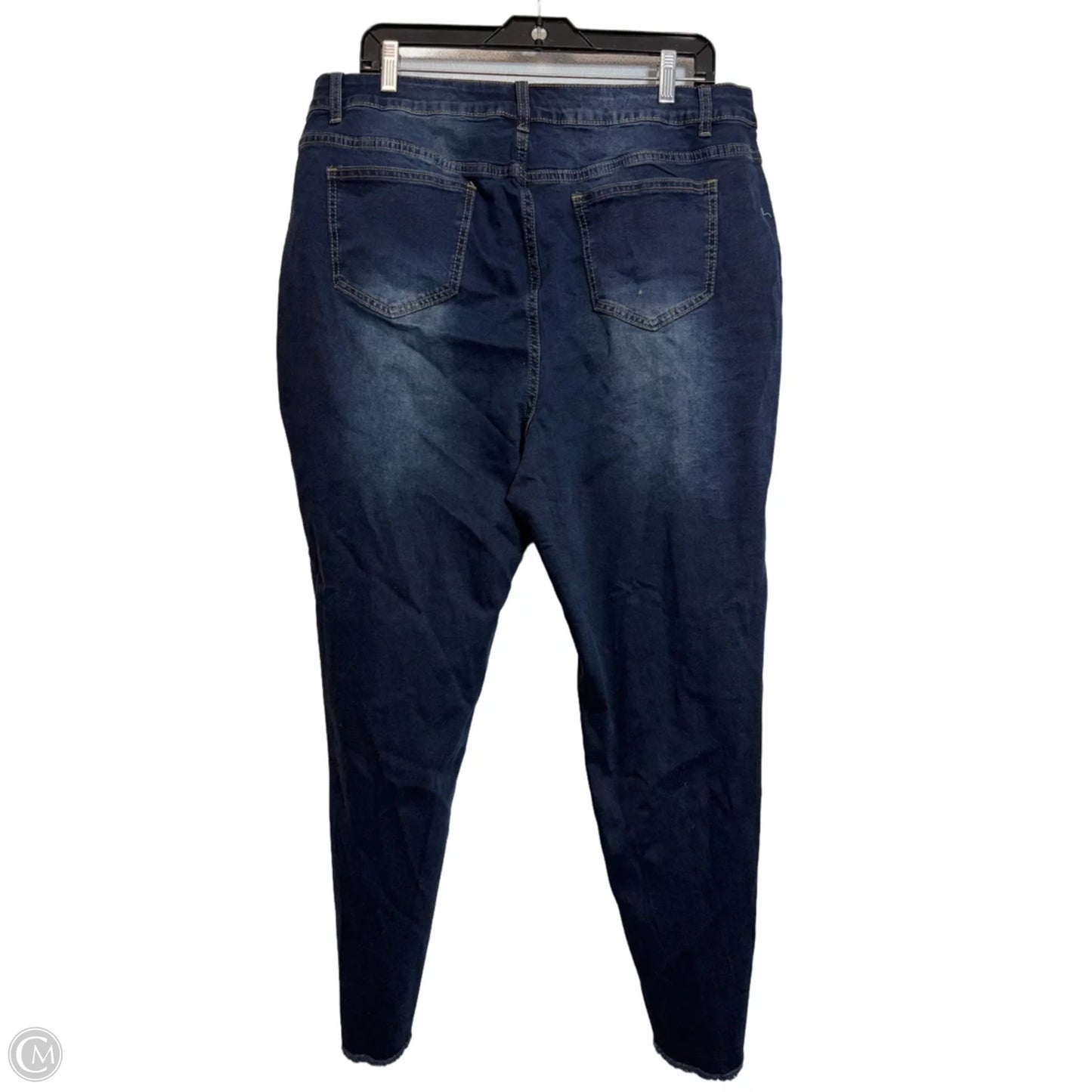 Jeans Cropped By Ashley Stewart In Blue, Size: 20
