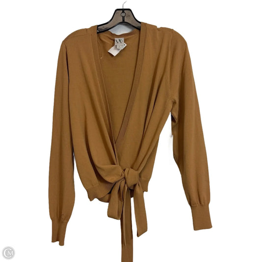 Top Long Sleeve By Worthington In Tan, Size: Xl