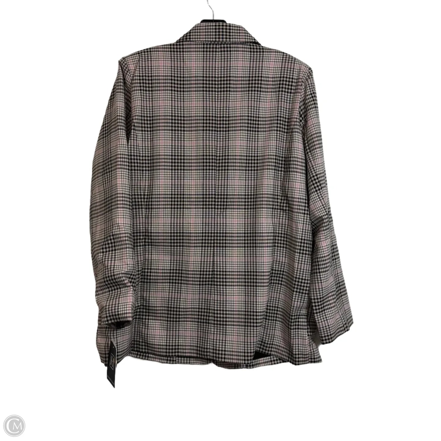 Blazer By Clothes Mentor In Chevron Pattern, Size: L