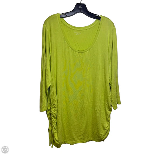 Top Short Sleeve By Lane Bryant In Green, Size: 22