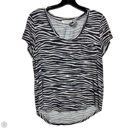 Top Sleeveless By Mustard Seed In Zebra Print, Size: M