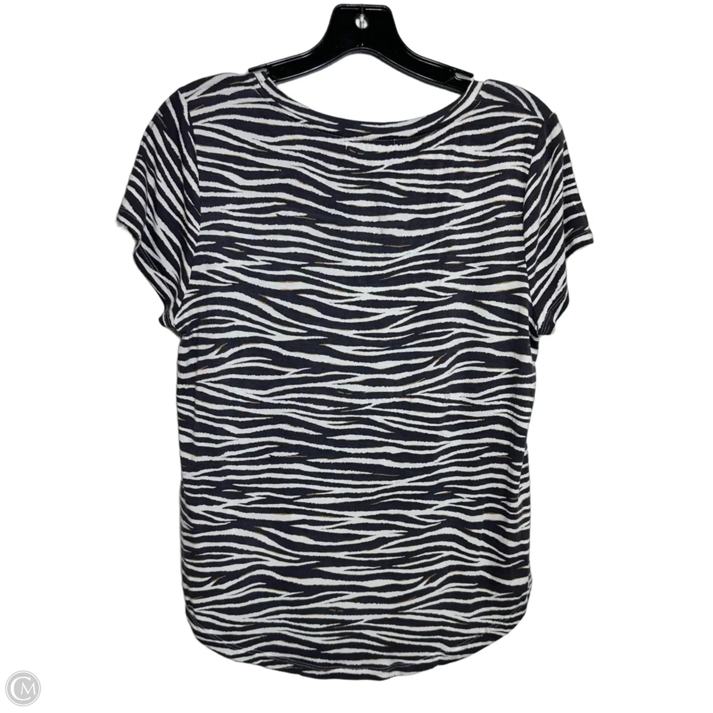 Top Sleeveless By Mustard Seed In Zebra Print, Size: M