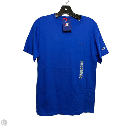 Top Short Sleeve Basic By Champion In Blue, Size: S