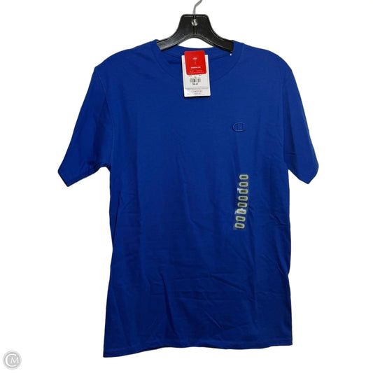 Top Short Sleeve Basic By Champion In Blue, Size: S