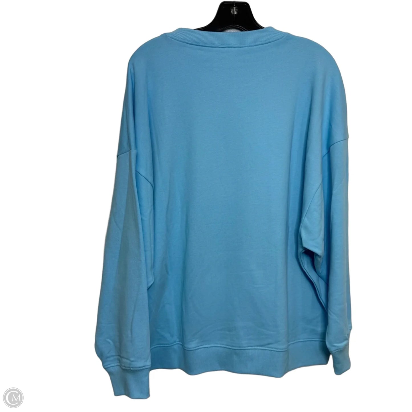 Top Long Sleeve By Year Of Ours In Blue, Size: M