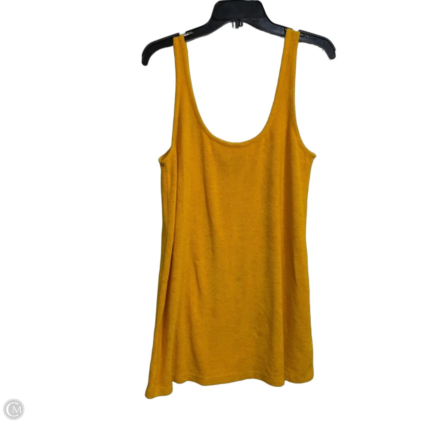 Tank Top By Zara Basic In Yellow, Size: L