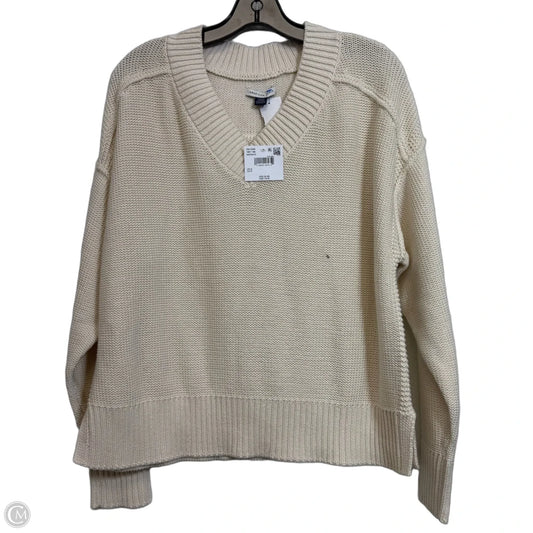Sweater By American Eagle In Cream, Size: S