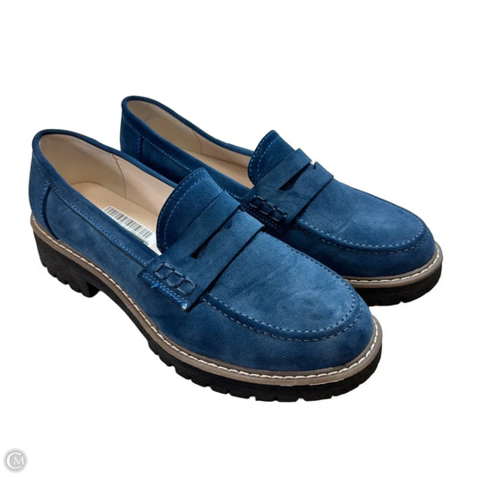 Shoes Flats By Clothes Mentor In Navy, Size: 8.5