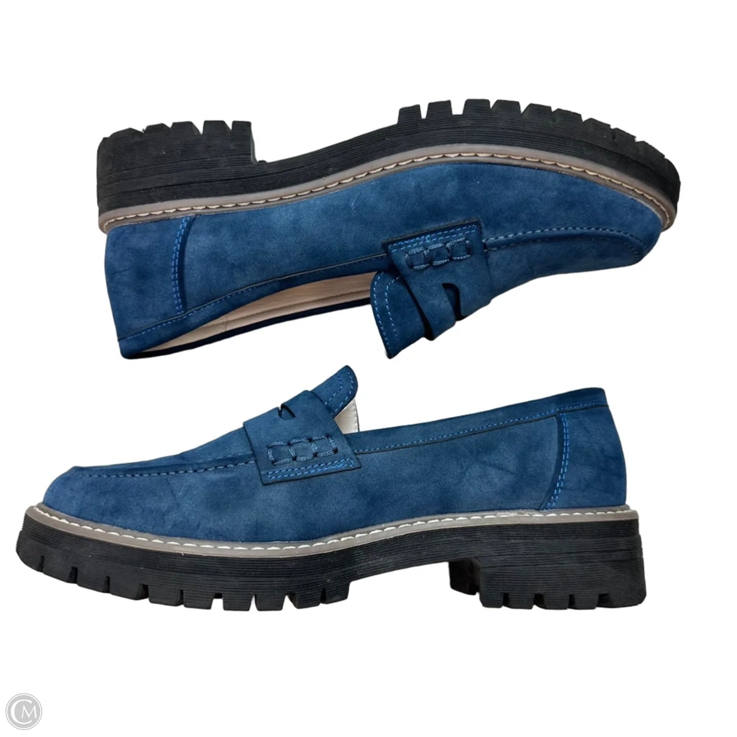 Shoes Flats By Clothes Mentor In Navy, Size: 8.5