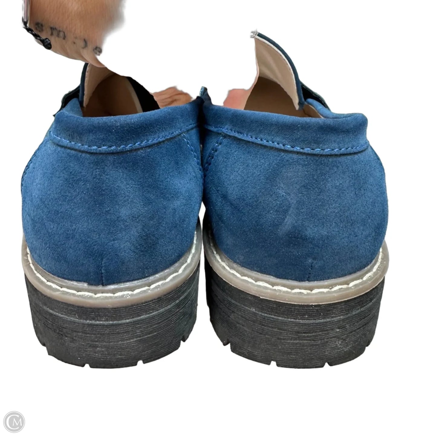 Shoes Flats By Clothes Mentor In Navy, Size: 8.5