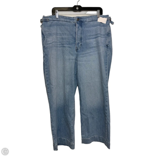 Jeans Wide Leg By Point Sur In Blue Denim, Size: 12