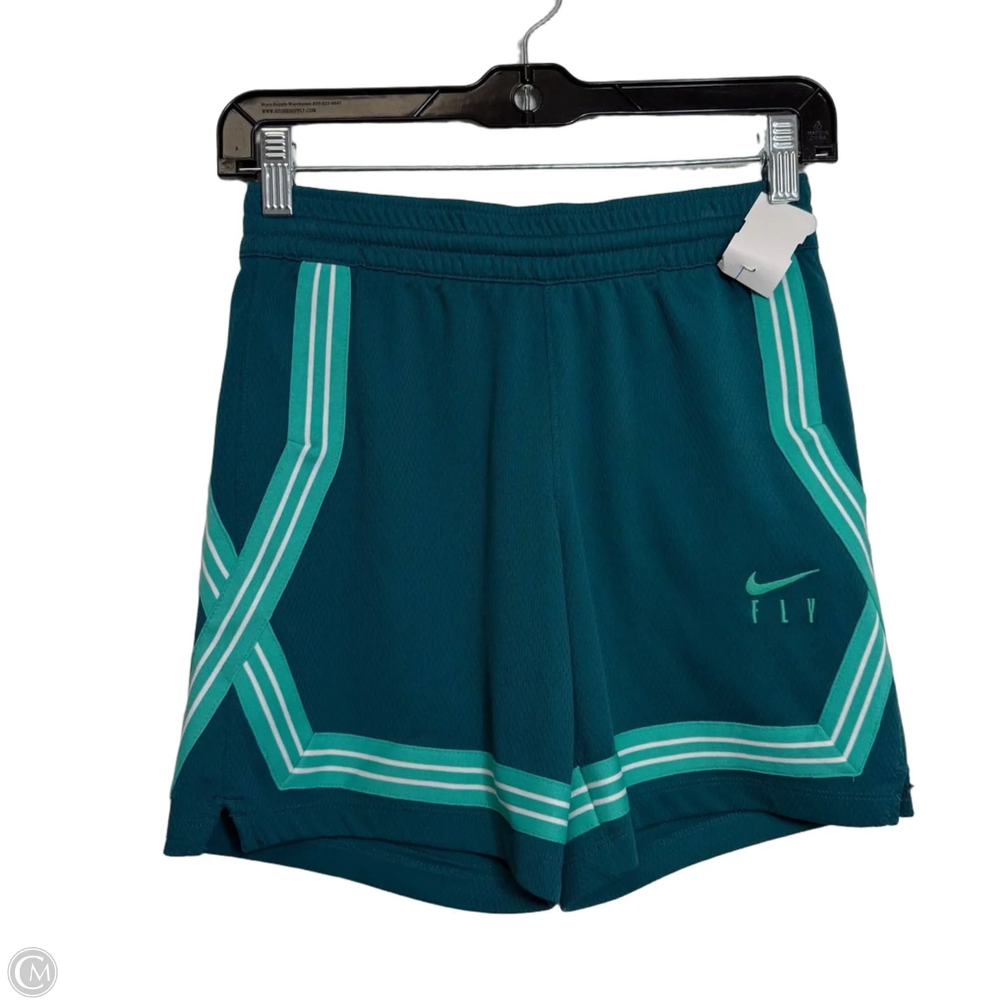 Athletic Shorts By Nike Apparel In Teal, Size: M