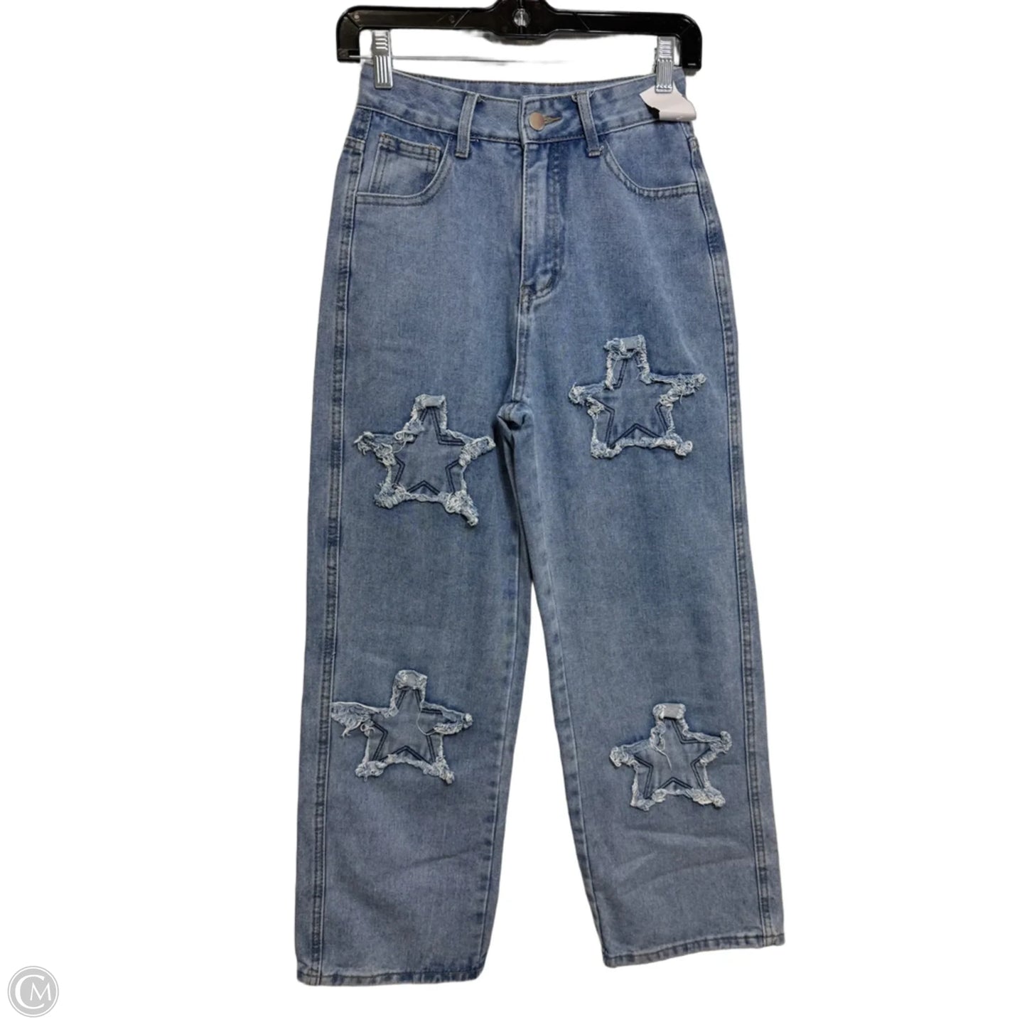 Jeans Wide Leg By Clothes Mentor In Blue Denim, Size: Xs