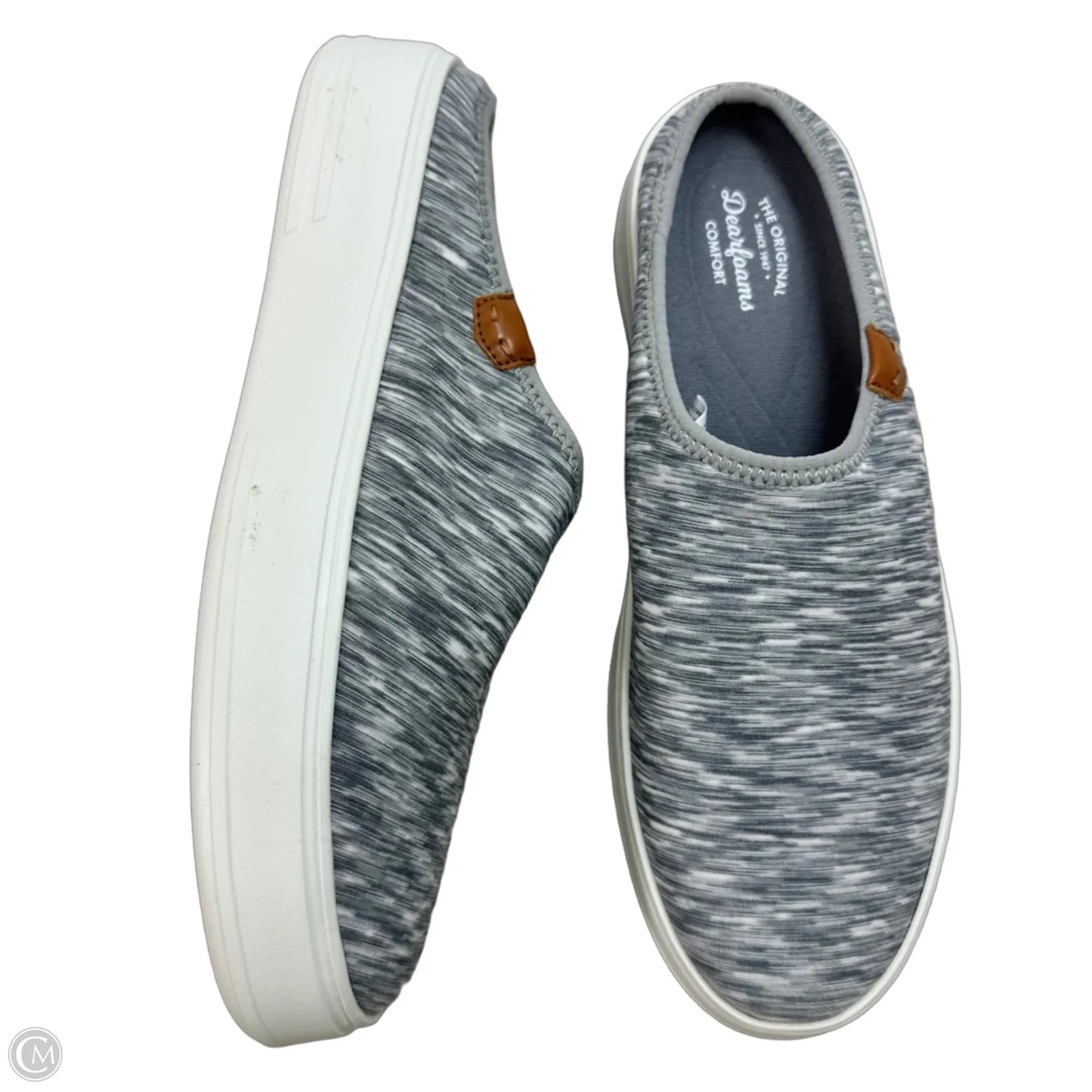 Shoes Flats By Clothes Mentor In Grey, Size: 9