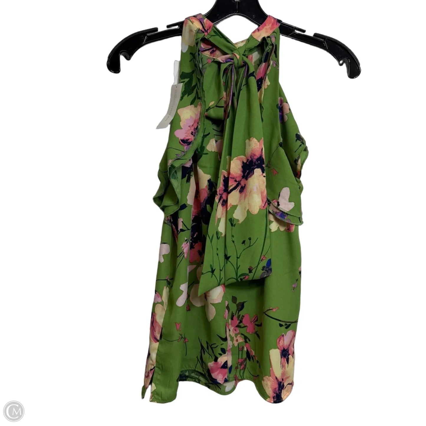 Top Sleeveless By New York And Co In Green, Size: Xs