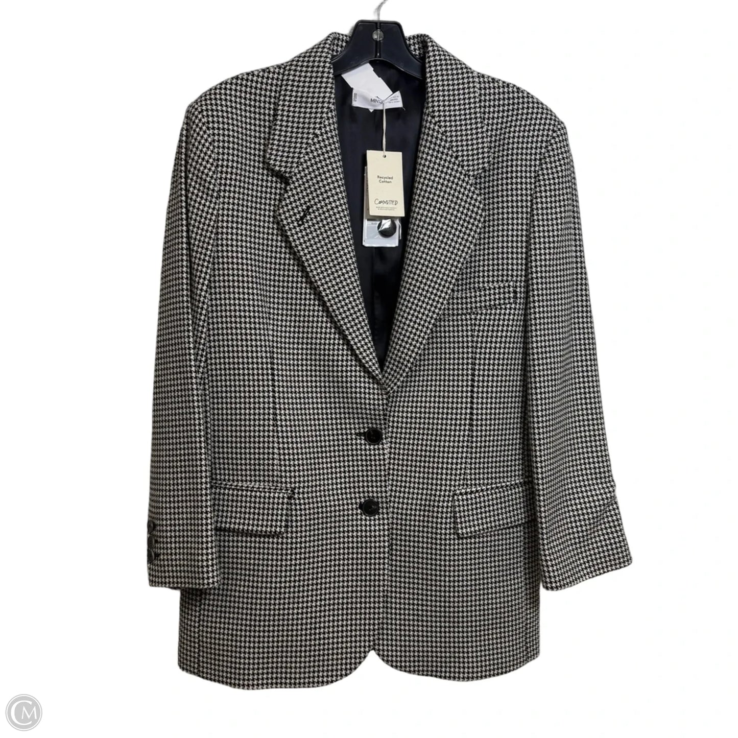 Blazer By Mng In Chevron Pattern, Size: Xs