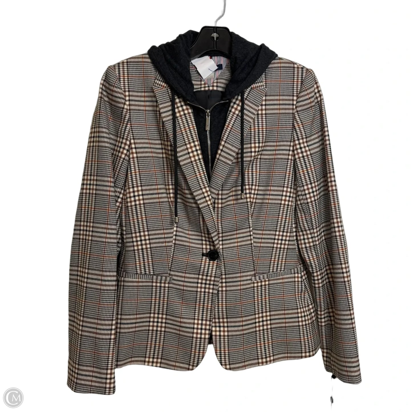 Blazer By Tommy Hilfiger In Checkered Pattern, Size: 4